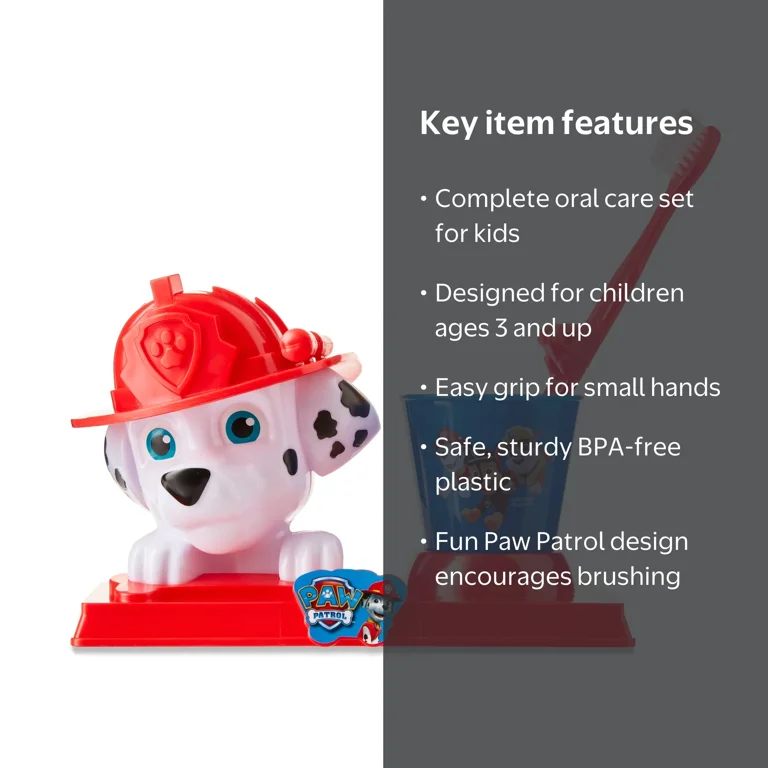 Paw Patrol Great Smile Set, 3 Pieces, Ages 3+ - Walmart.com