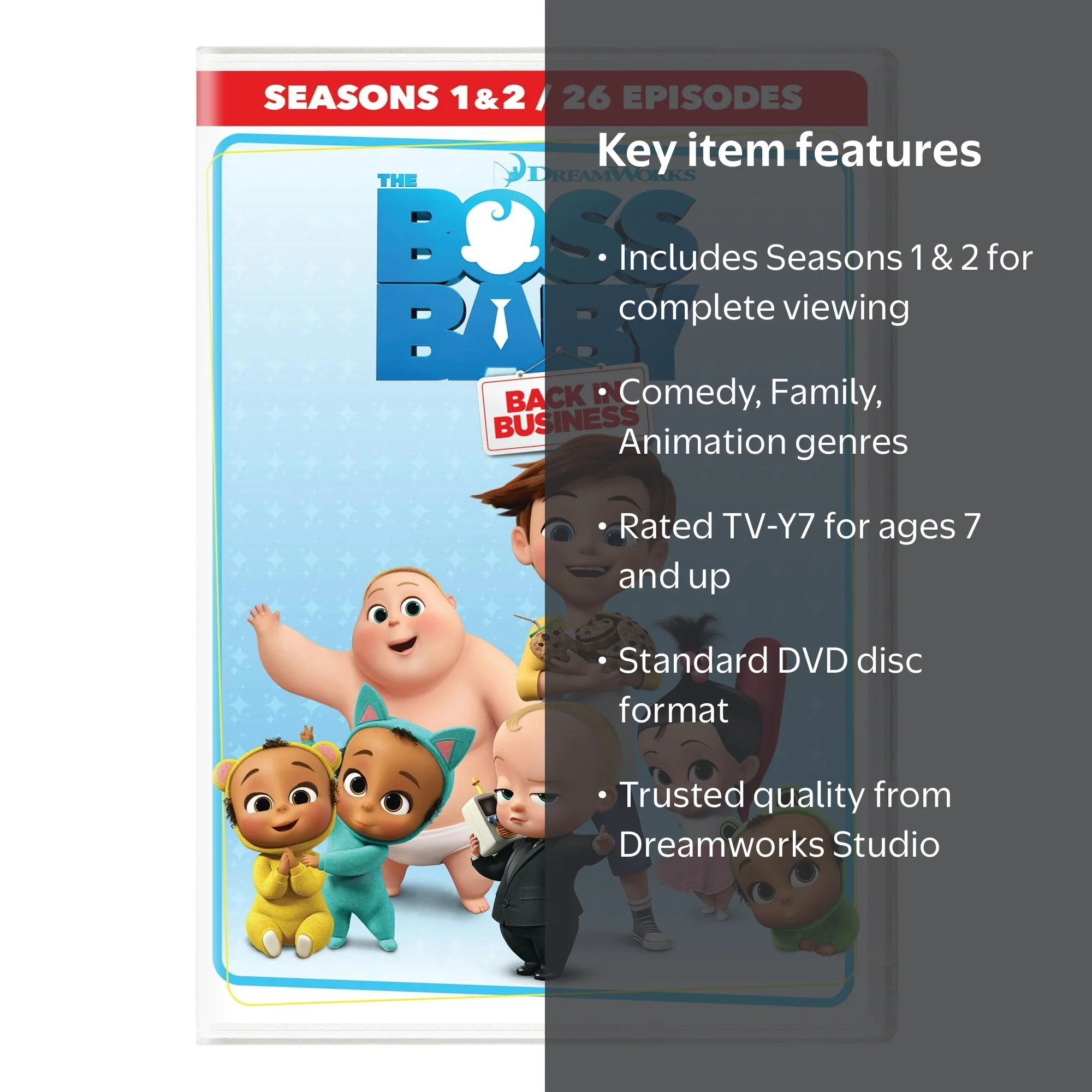 The Boss Baby - Back in Business: Season 1-2 (Box Set) [DVD