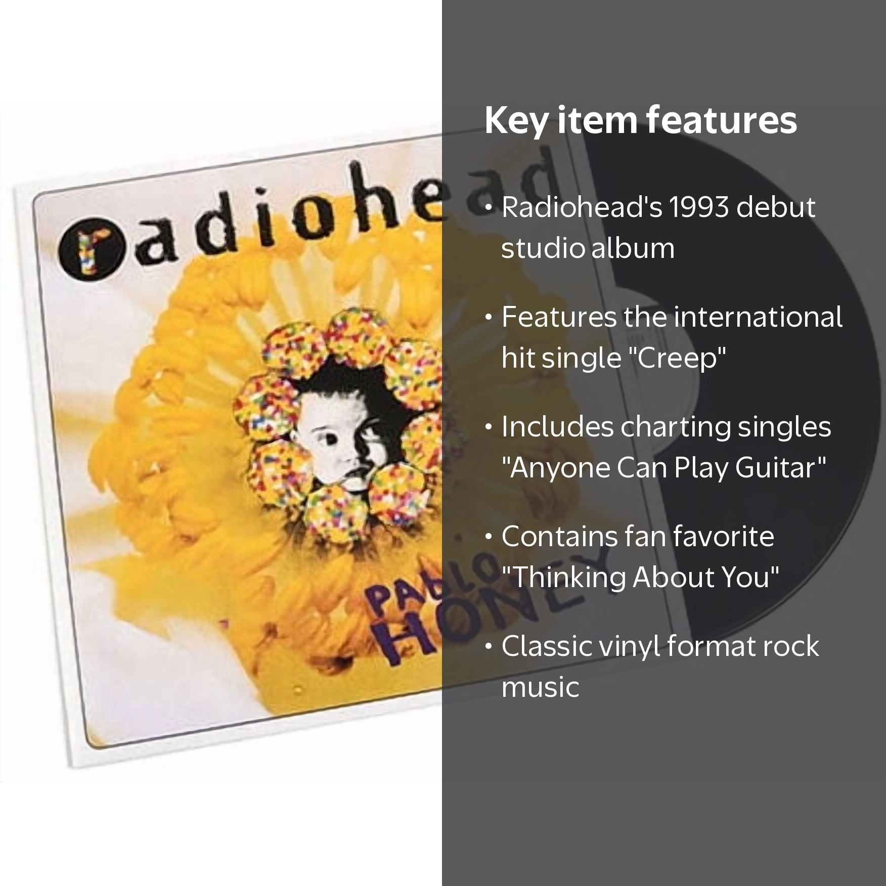 Radiohead - 1993 Debut Album 'Pablo Honey' on Vinyl - Future Sonic