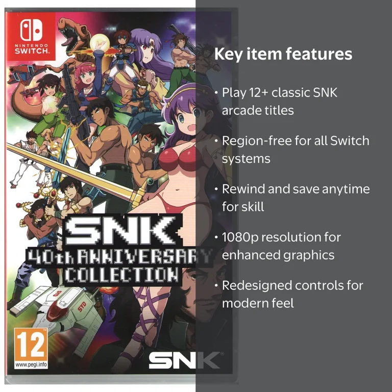 SNK 40th Anniversary Collection (Nintendo Switch) EU Verion Region