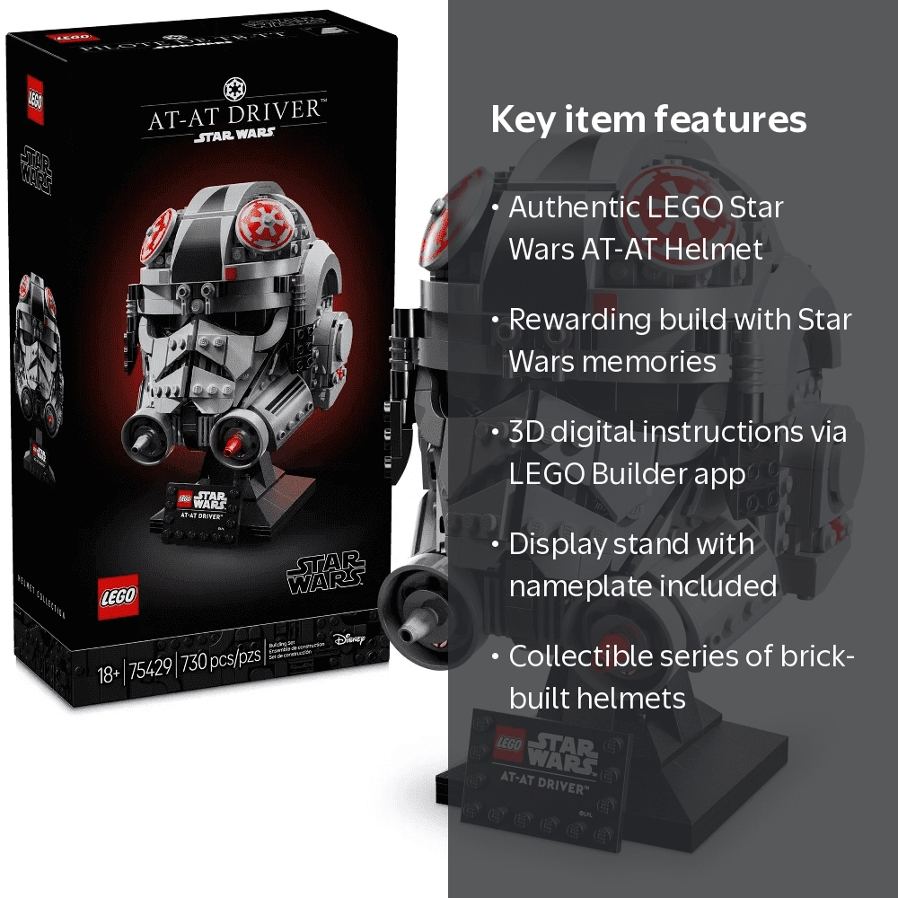 LEGO Star Wars: The Empire Strikes Back AT-AT Driver Helmet