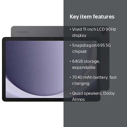 SAMSUNG Galaxy Tab A9+ Plus 5G (64GB, 2024) 11