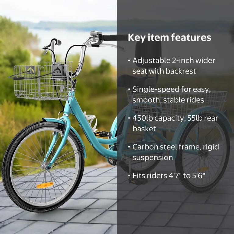 3 wheel bicycle for adults for sale near me Cost-effective E Trikes Trike Motorized Adult In addition to the high load MOONCOOL Adult Folding Tricycles, 7