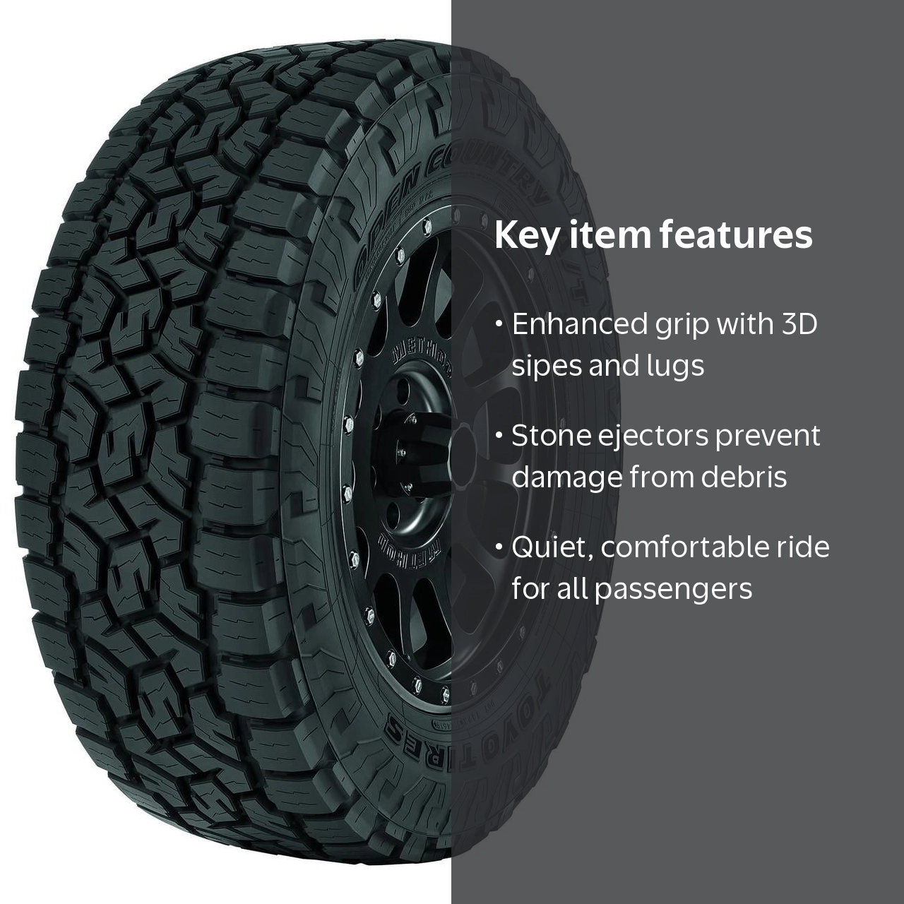 Toyo Open Country A/T III Light Truck Tire, 215/70R16 100T