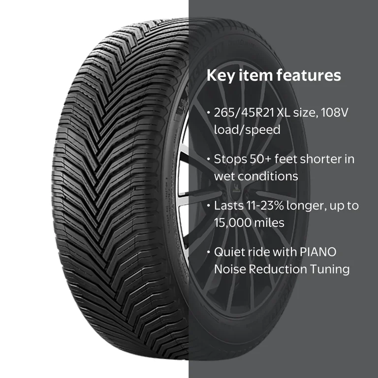 Michelin CrossClimate2 All-Season Tire - Superior Grip, Advanced