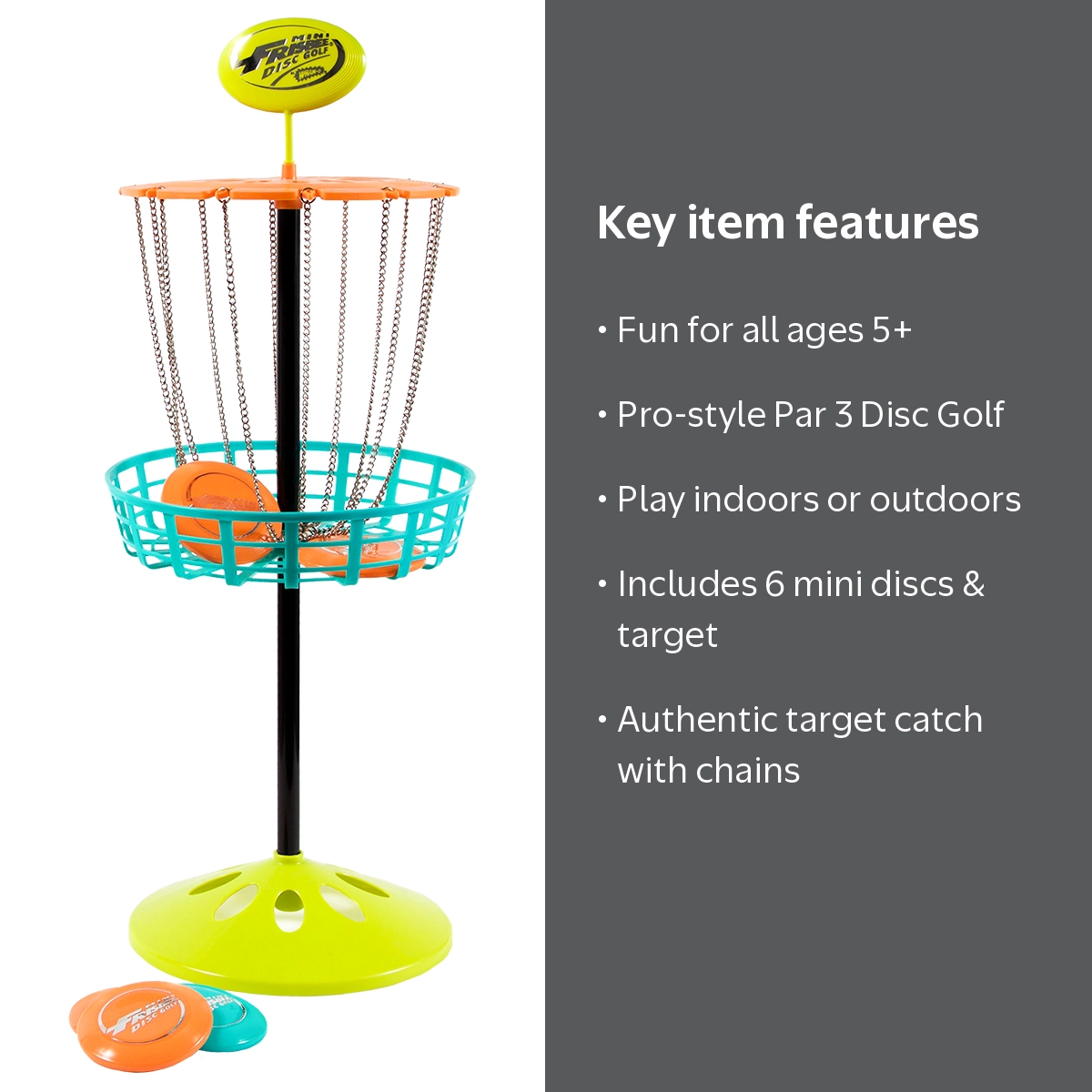 Free Shipping! Wham-O Mini Frisbee Golf Set for Children Ages 5+