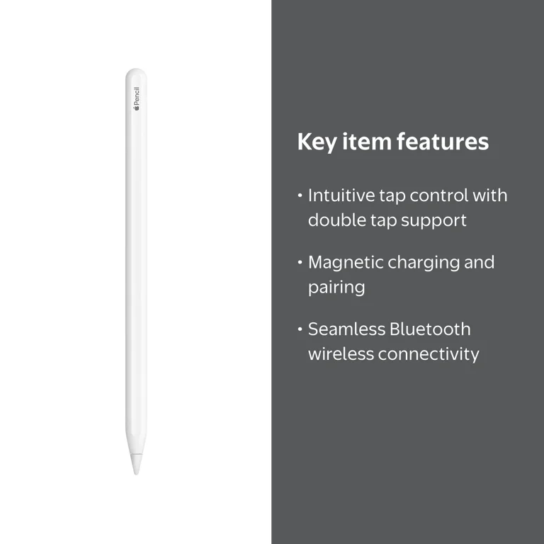 Apple Pencil (2nd Gen): Magnetic Writing Stylus Pen with Touch for