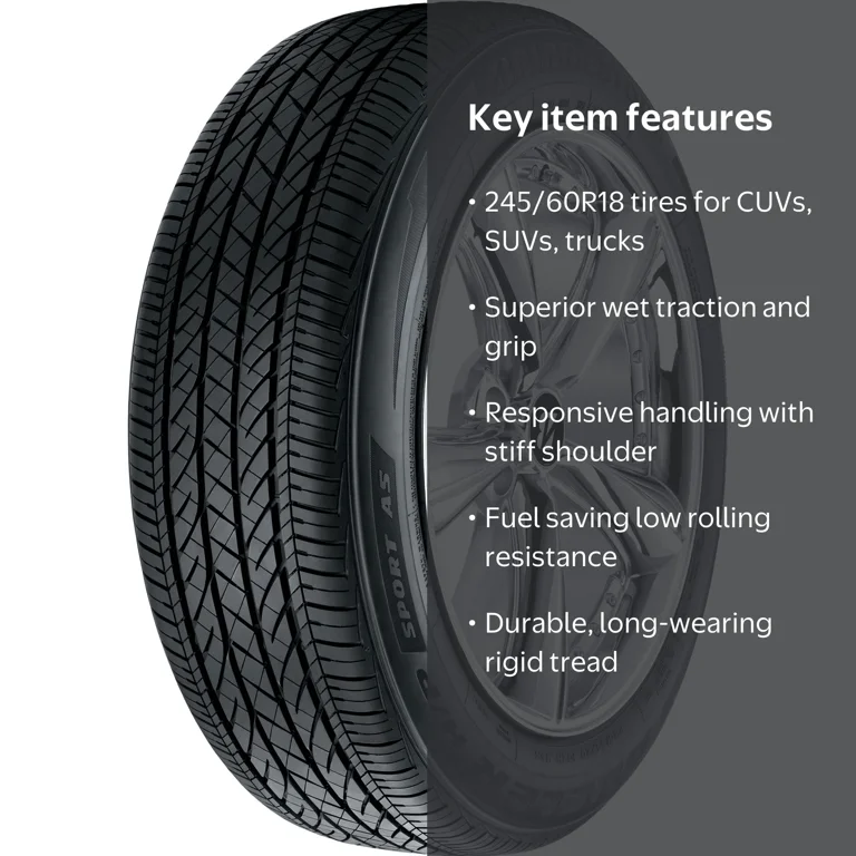 Bridgestone Dueler H/P Sport AS 245/60R18, Fits: Ford Explorer