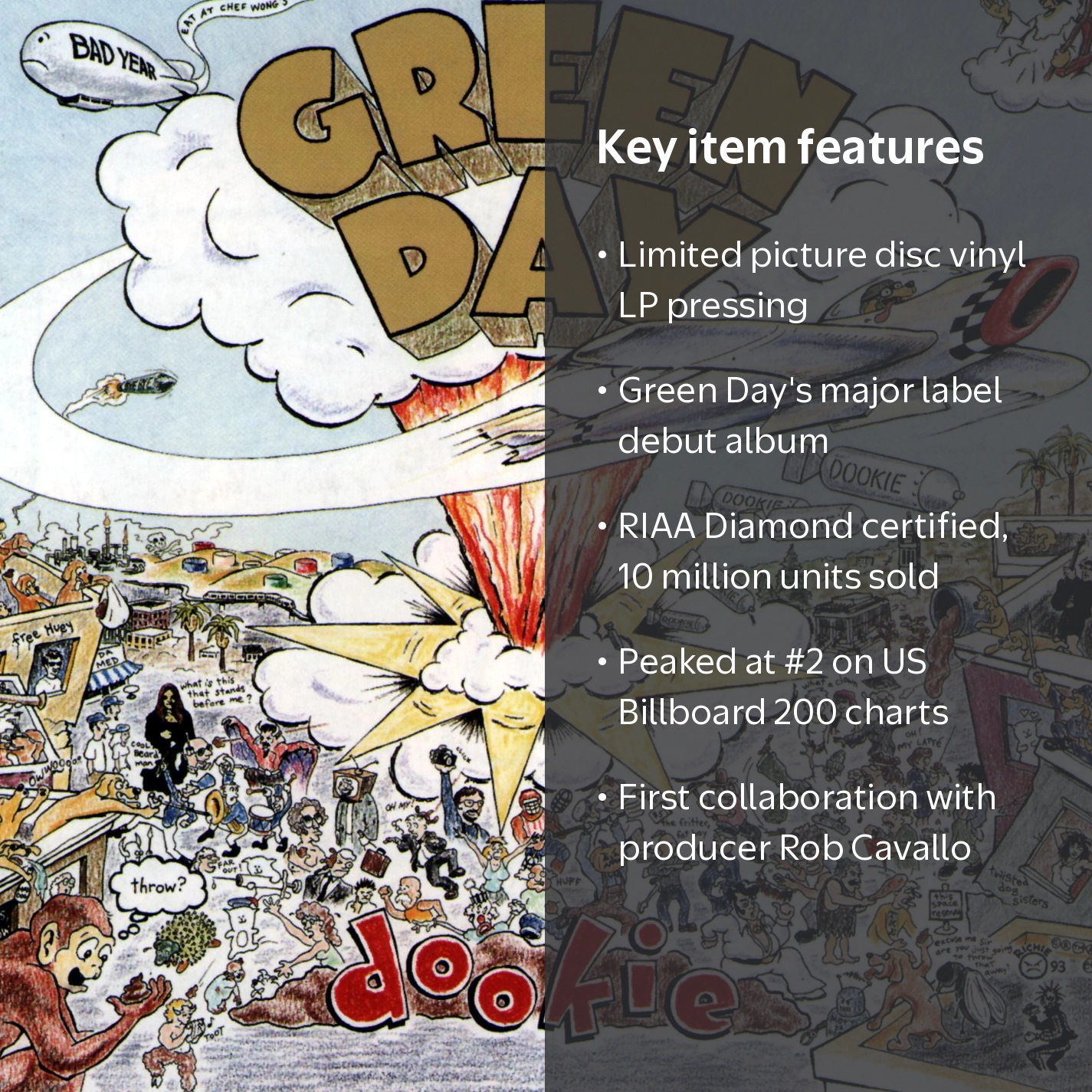 Green Day - Dookie - Music & Performance - Vinyl - Walmart.com