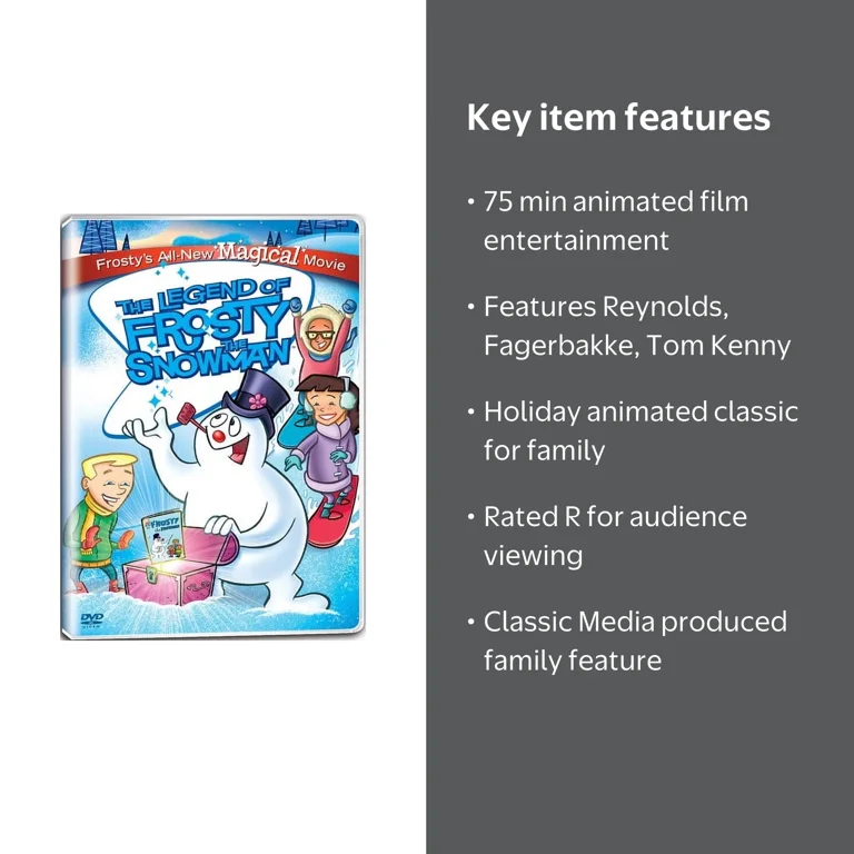The Legend of Frosty the Snowman (DVD) - Walmart.com