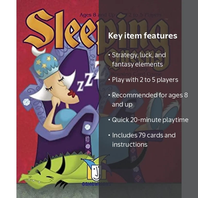 Gamewright, Sleeping Queens, Multi-Colored, 79 Cards for Ages 8+