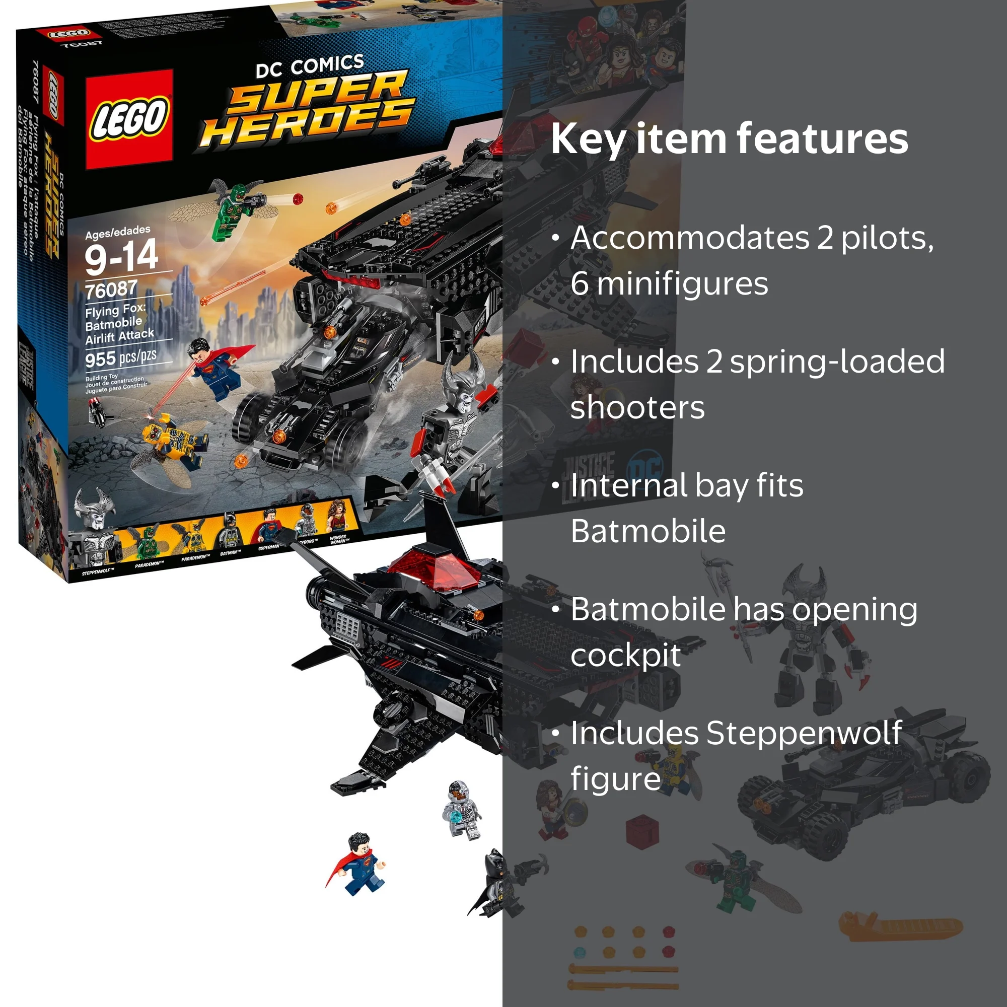 LEGO Super Heroes Flying Fox: Batmobile Airlift Attack 76087