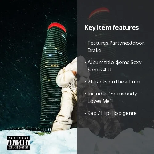 Partynextdoor, Drake - $ome $exy $ongs 4 U - Music & Performance