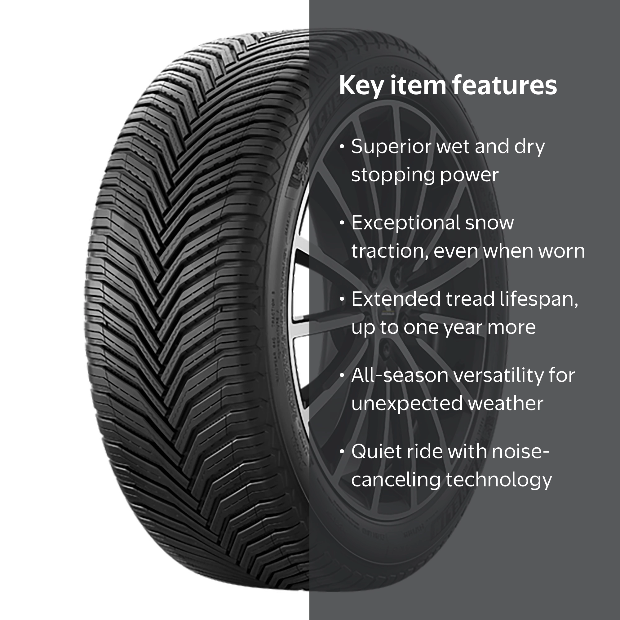 Michelin CrossClimate 2 255/55R19 111V XL - Walmart.com