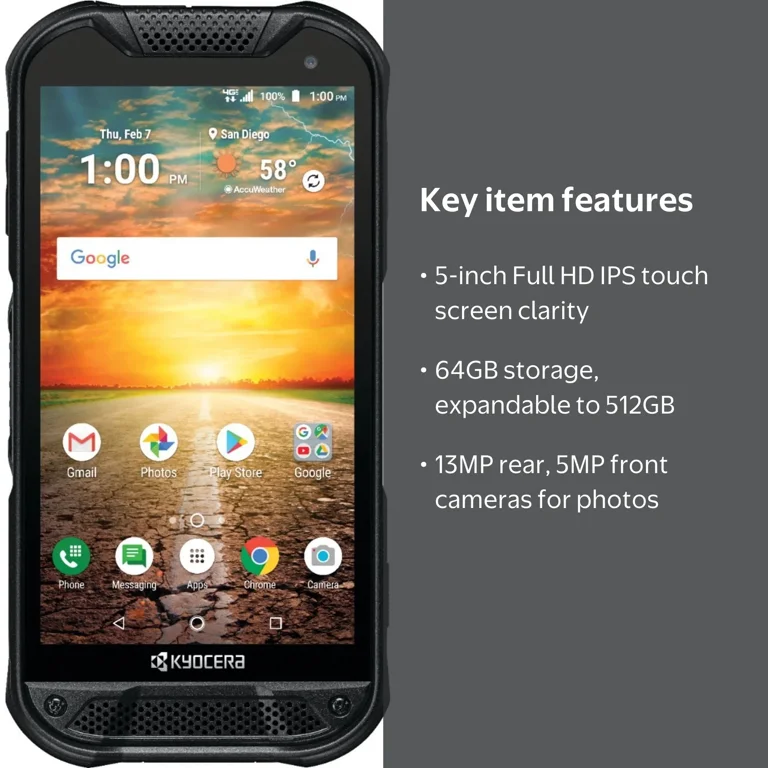 Straight Talk Verizon - Kyocera DuraForce Pro 2 with Sapphire
