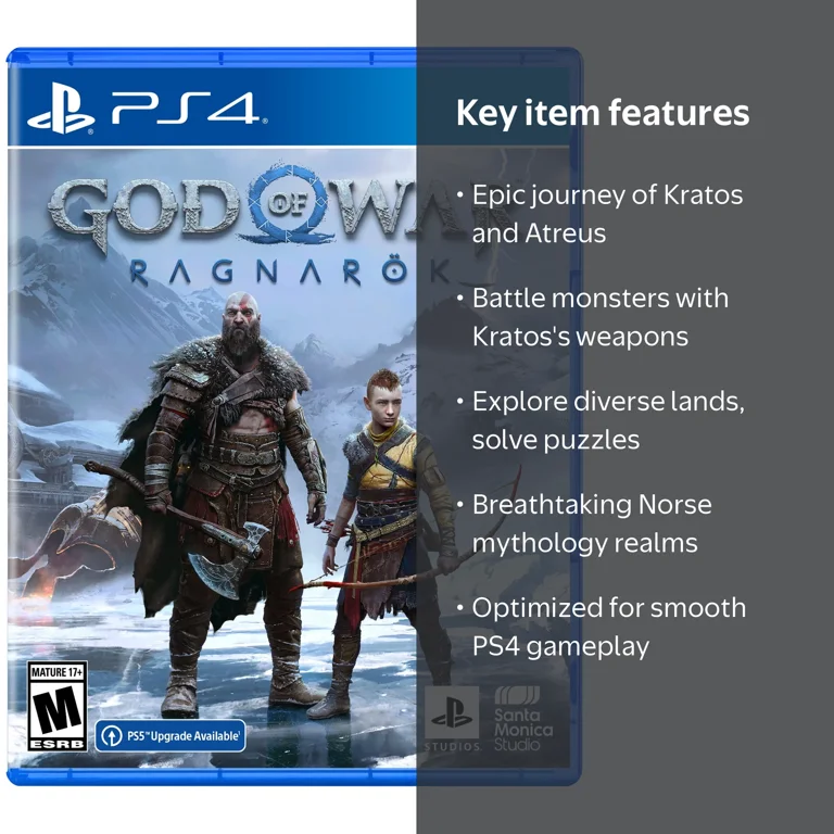 Sony, God of War: Ragnarok, Action Adventure Game for PlayStation