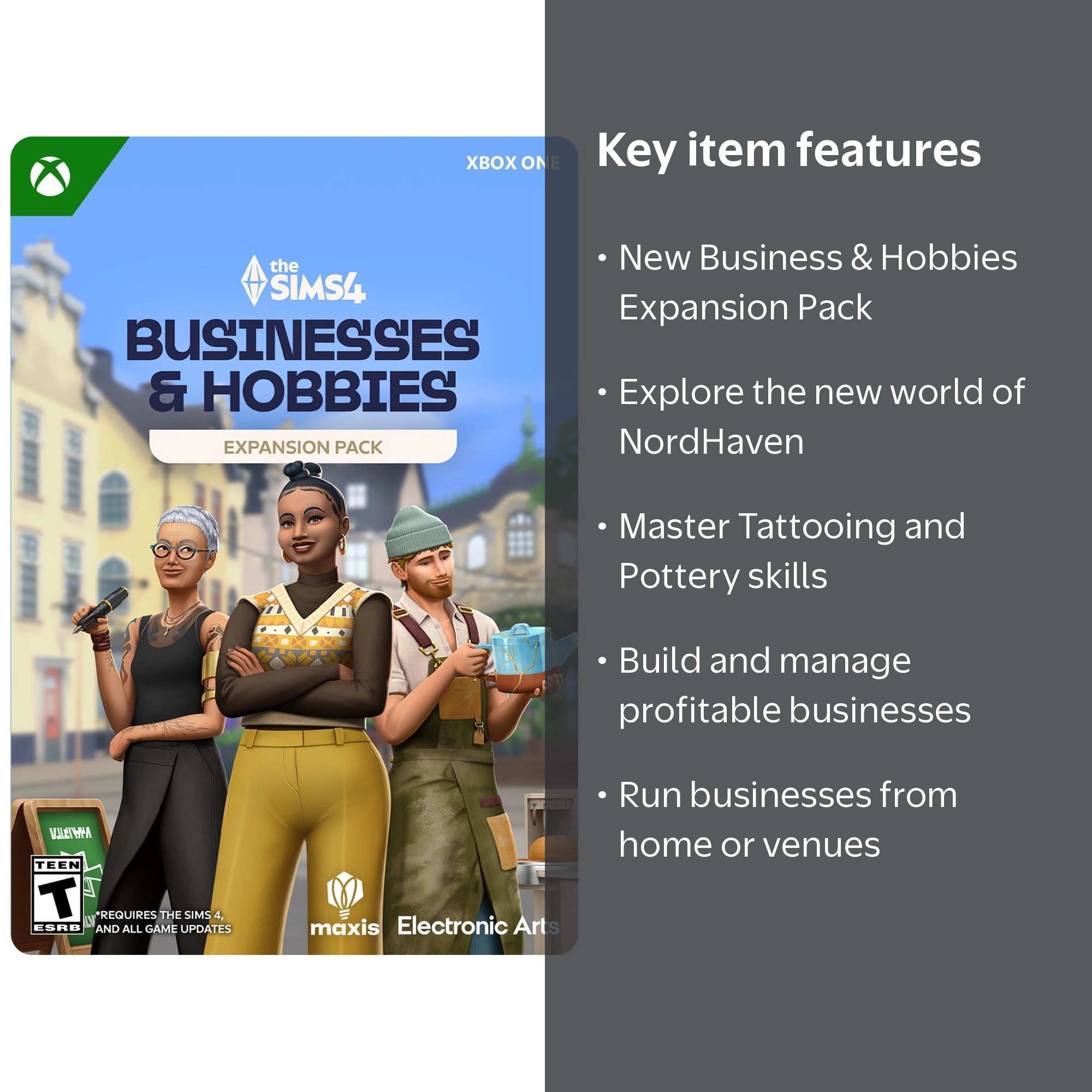 The Sims 4 Business & Hobbies Expansion Pack - Xbox One [Digital
