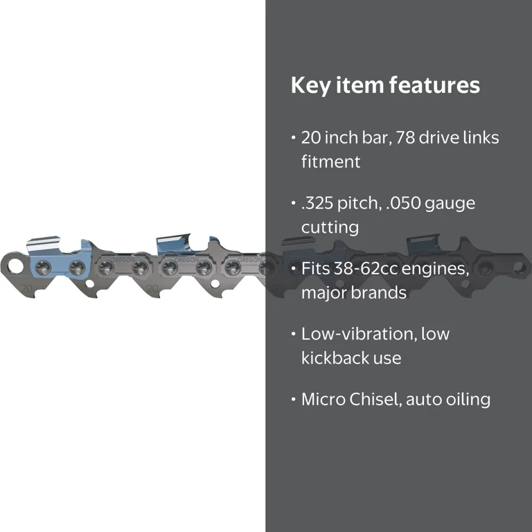 Oregon H78 Saw Chain for 20