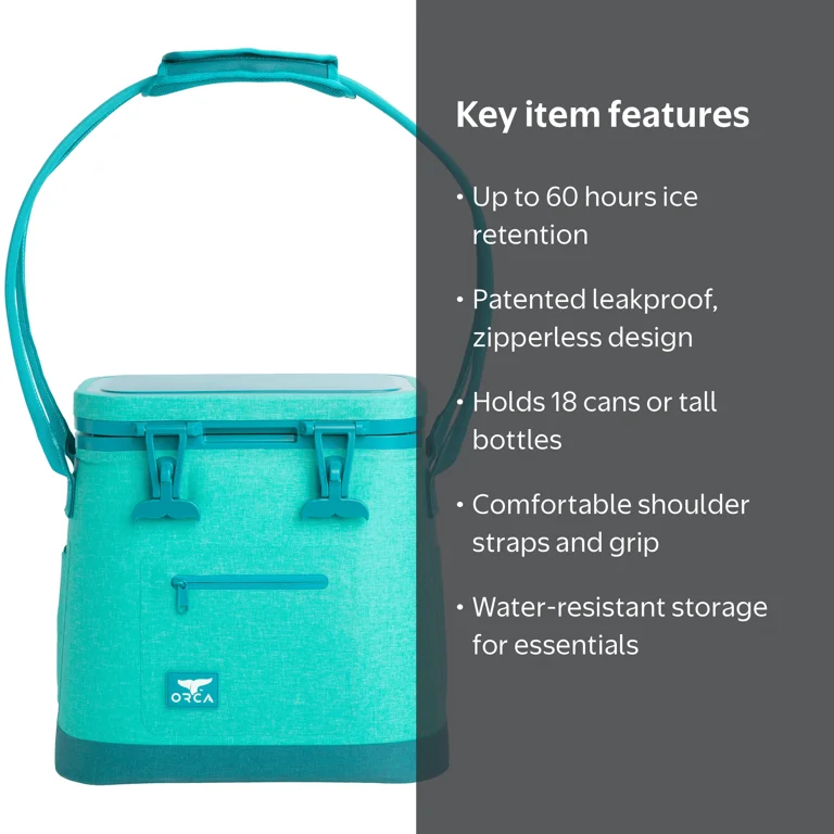 ORCA Wanderer Tote Soft-Sided Cooler Insulated Portable Ice Chest