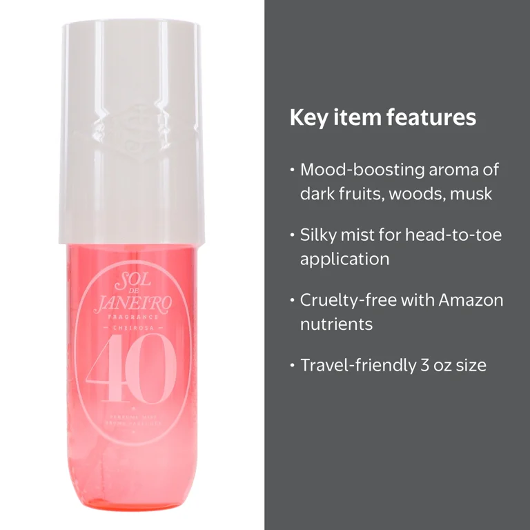 Sol de Janeiro, Hair & Body Mist, 3 oz, Cheirosa 40 - Walmart.com