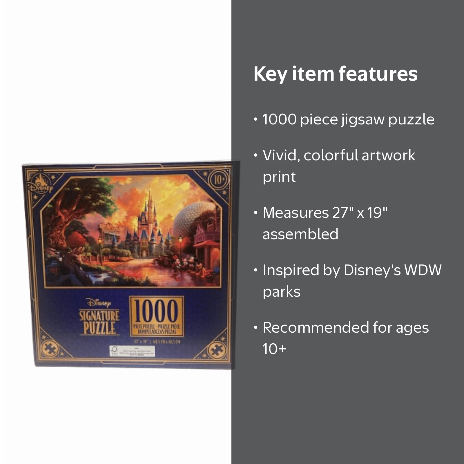 Disney Signature Puzzle Walt Disney World Four Parks One World