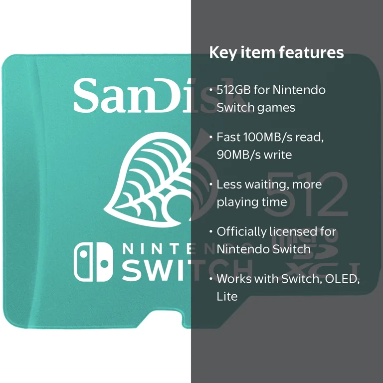 Free Shipping! SanDisk 512GB microSDXC UHS-I Memory Card Licensed
