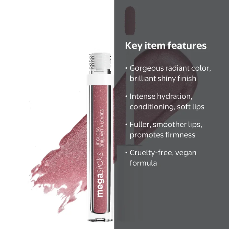 wet n wild Mega Slicks Lip Gloss - Past Curfew, Intense Shine