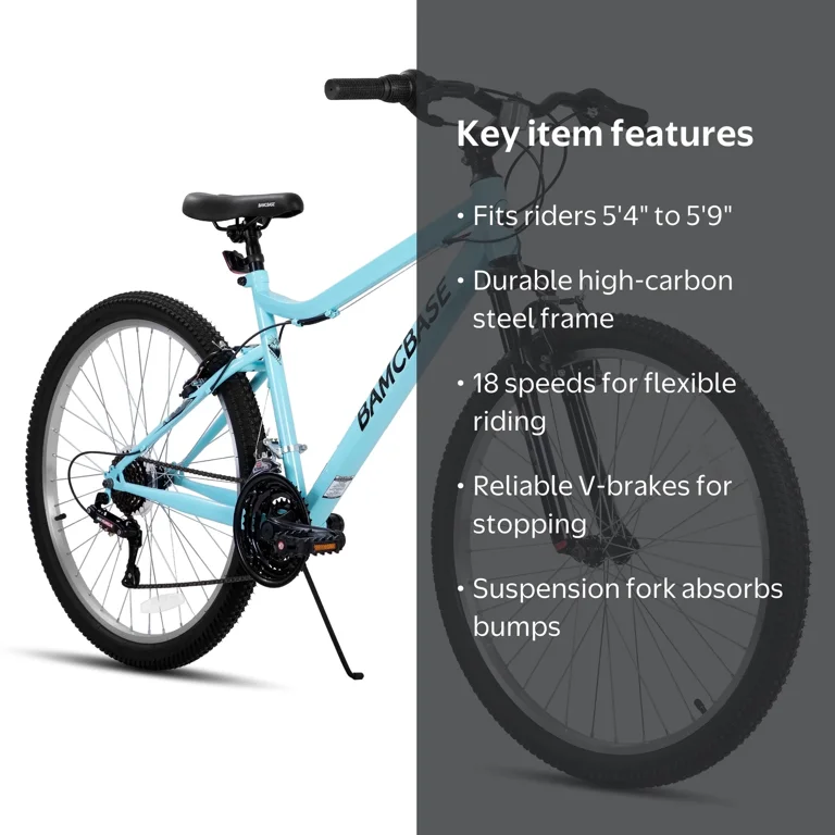 HILAND, Mountain Bike, 26 inch, 18-Speed, High-Carbon Steel Frame