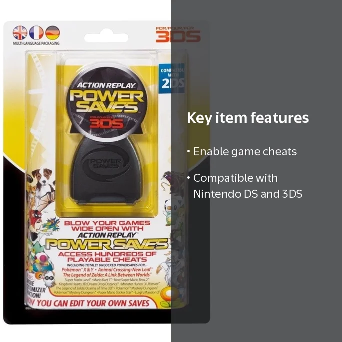 Nintendo DS - Action Replay 3DS Powersaves - Walmart.com