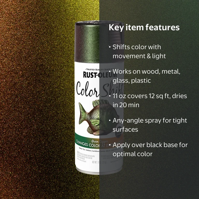 Rust-Oleum, Spray Paint, 372478, Color Shift iridescent shimmer