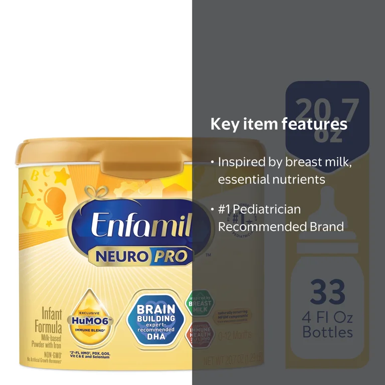 Enfamil NeuroPro Baby Formula, Brain Building Duo DHA & MFGM