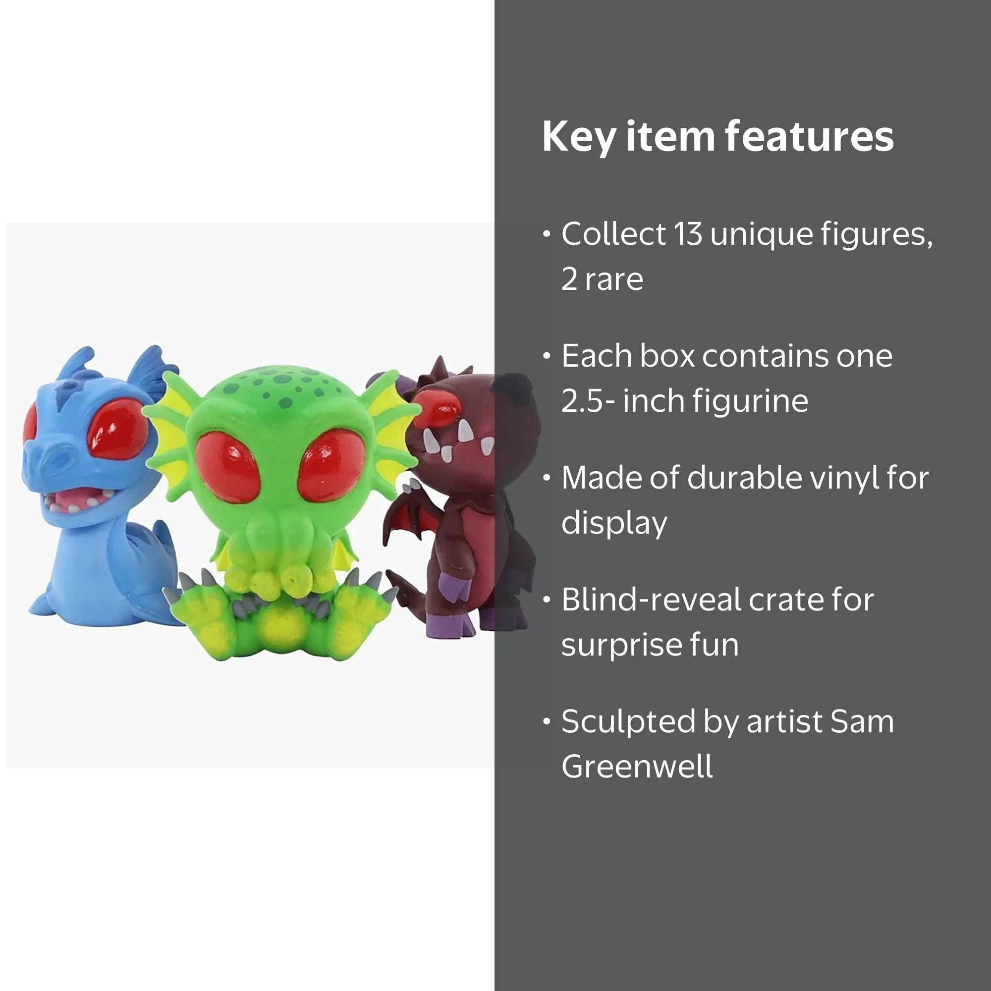 (未使用･未開封品)Cryptozoic JAN182407 Figure, Various Cryptozoic Cryptkins: Series 1 - Blindbox 2.5