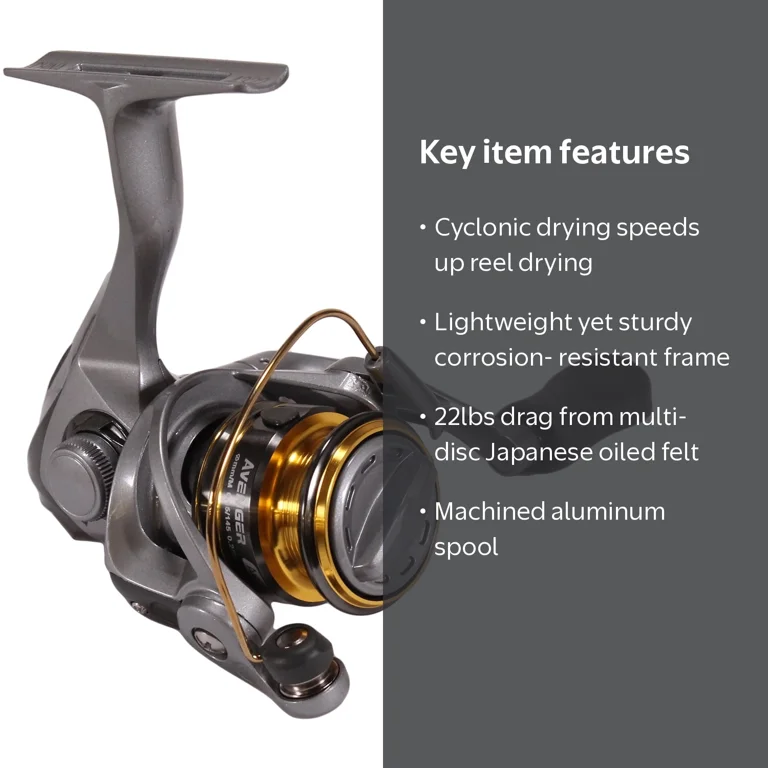 abu-garcia-black-spinning-comb Abu Garcia Max X Spinning Combo guide_type__6+Tip / Oversized Aluminum Oxide Tripod:Without Tripod custum Abu skeletonized reel Daiwa Regal Baitrunner Reel