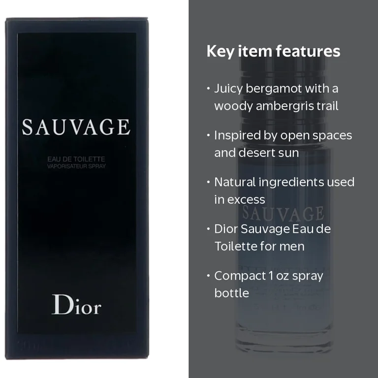 Dior Sauvage EDT Spray 1 oz For Men - Walmart.com