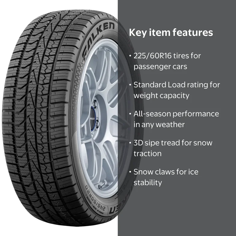 Falken Aklimate 225/60R16 98H All Weather - Walmart.com