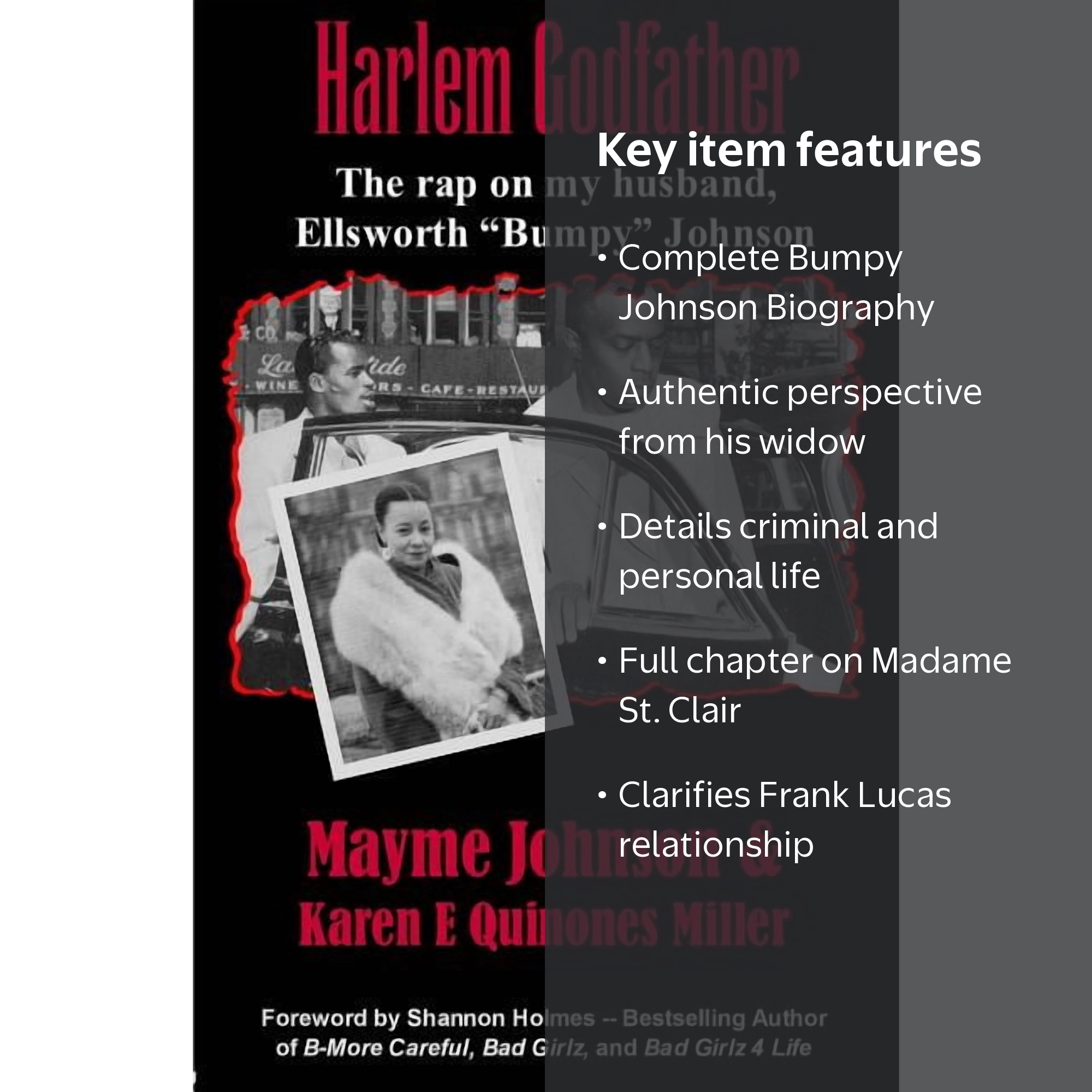 Harlem Godfather: The Rap on My Husband, Ellsworth Bumpy Johnson