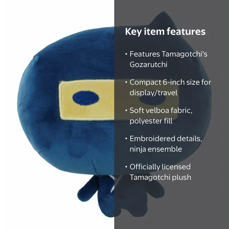 Tamagotchi Gozarutchi 6-Inch Collector Plush, Official Tamagotchi Tamagotchi Gozarutchi 6-Inch Collector Plush, Official Tamagotchi