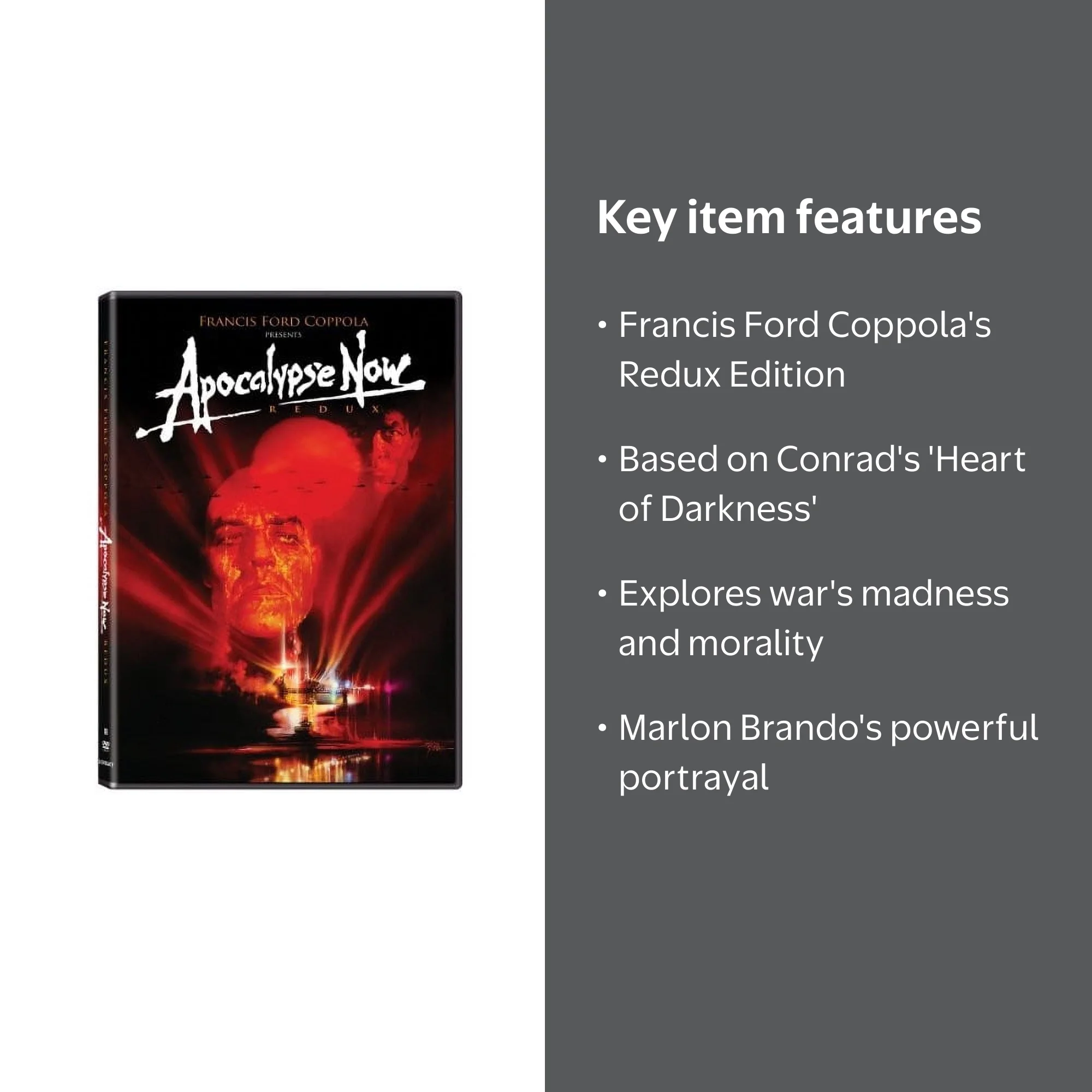 Francis Ford Coppola, Apocalypse Now Redux Edition DVD 1979
