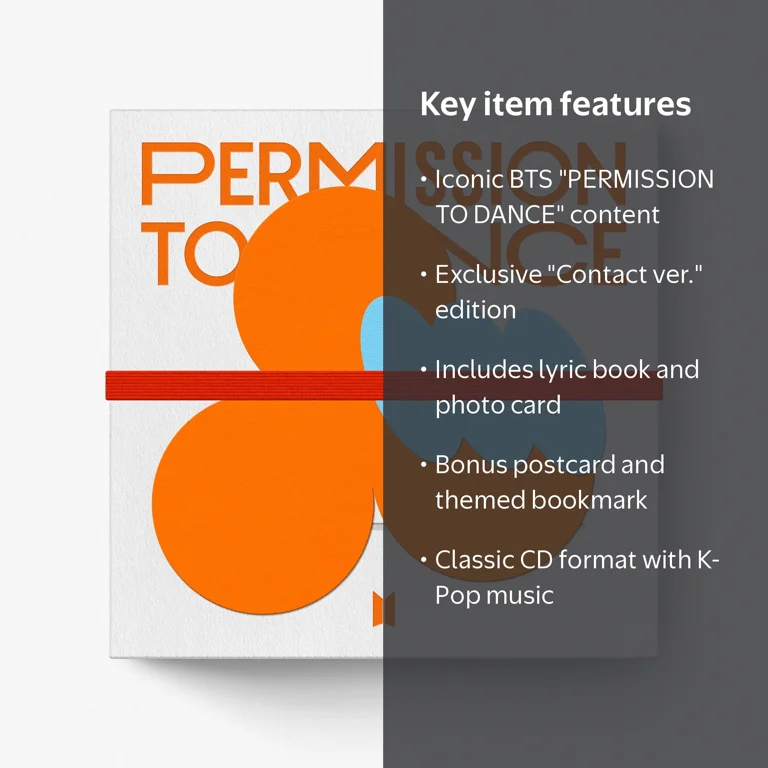 BTS - PERMISSION TO DANCE ON STAGE - LIVE [Contact ver.] - CD with