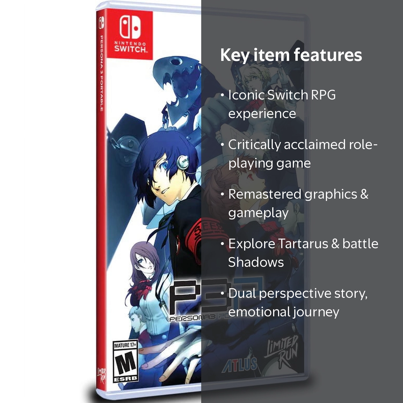 PERSONA 3 PORTABLE Brand New Sealed NSW Game Nintendo Switch