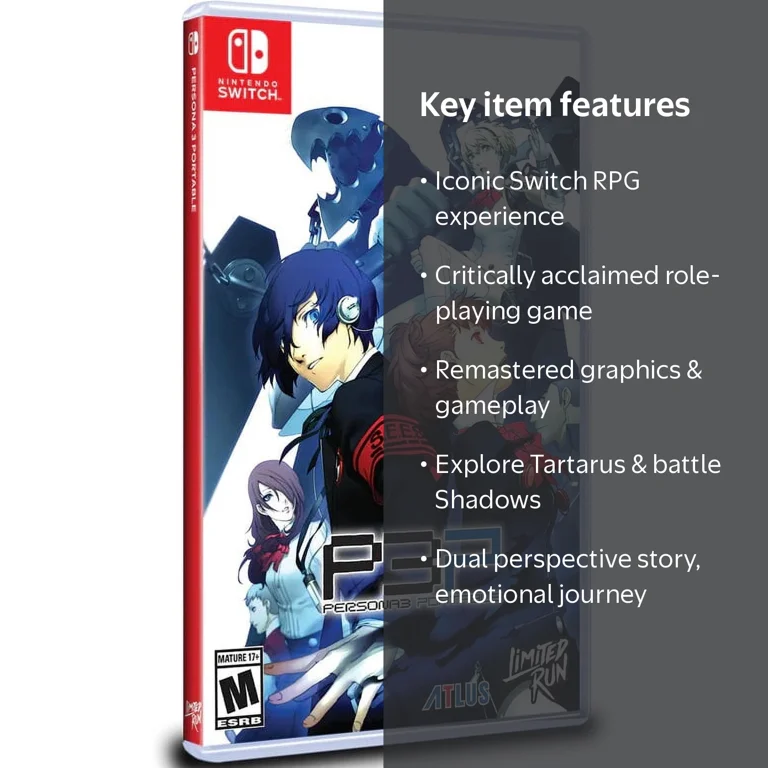 PERSONA 3 PORTABLE Brand New Sealed NSW Game Nintendo Switch