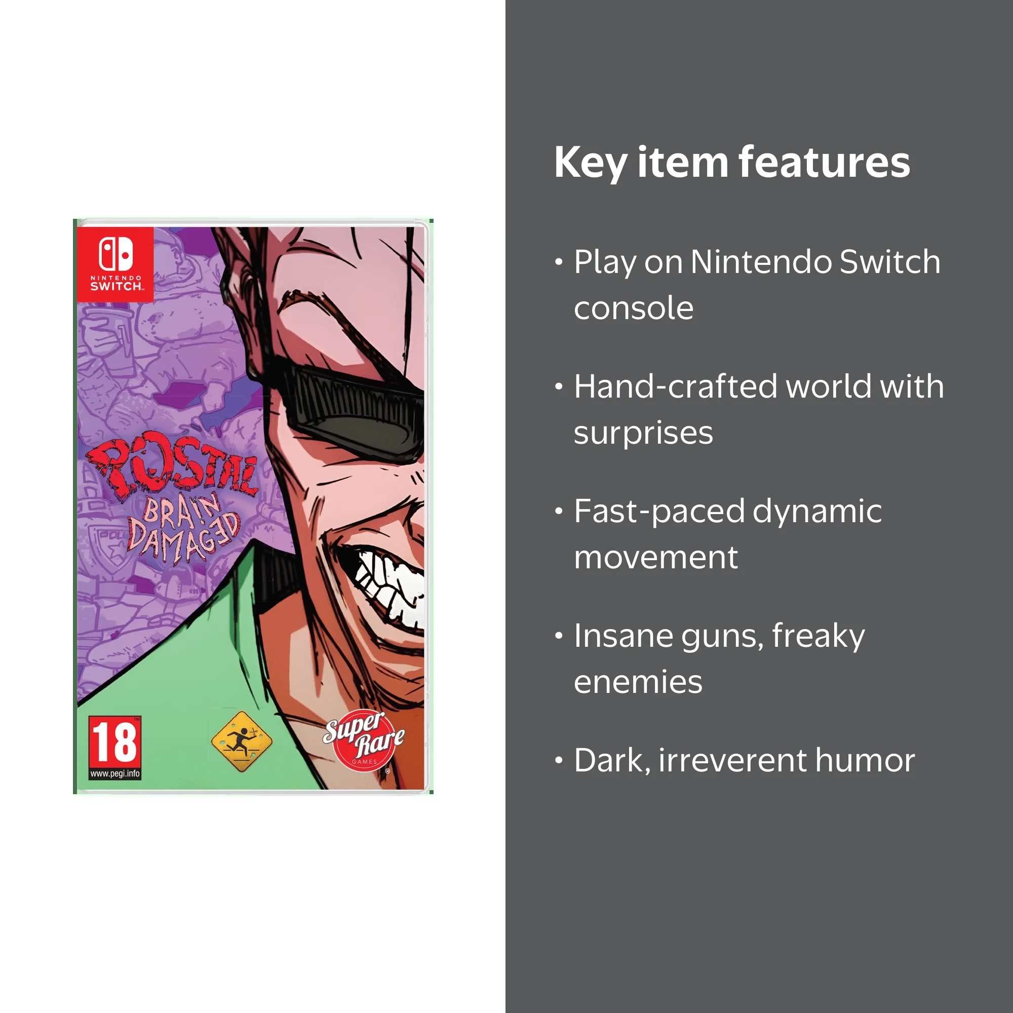 POSTAL: Brain Damaged [Nintendo Switch] - Walmart.com