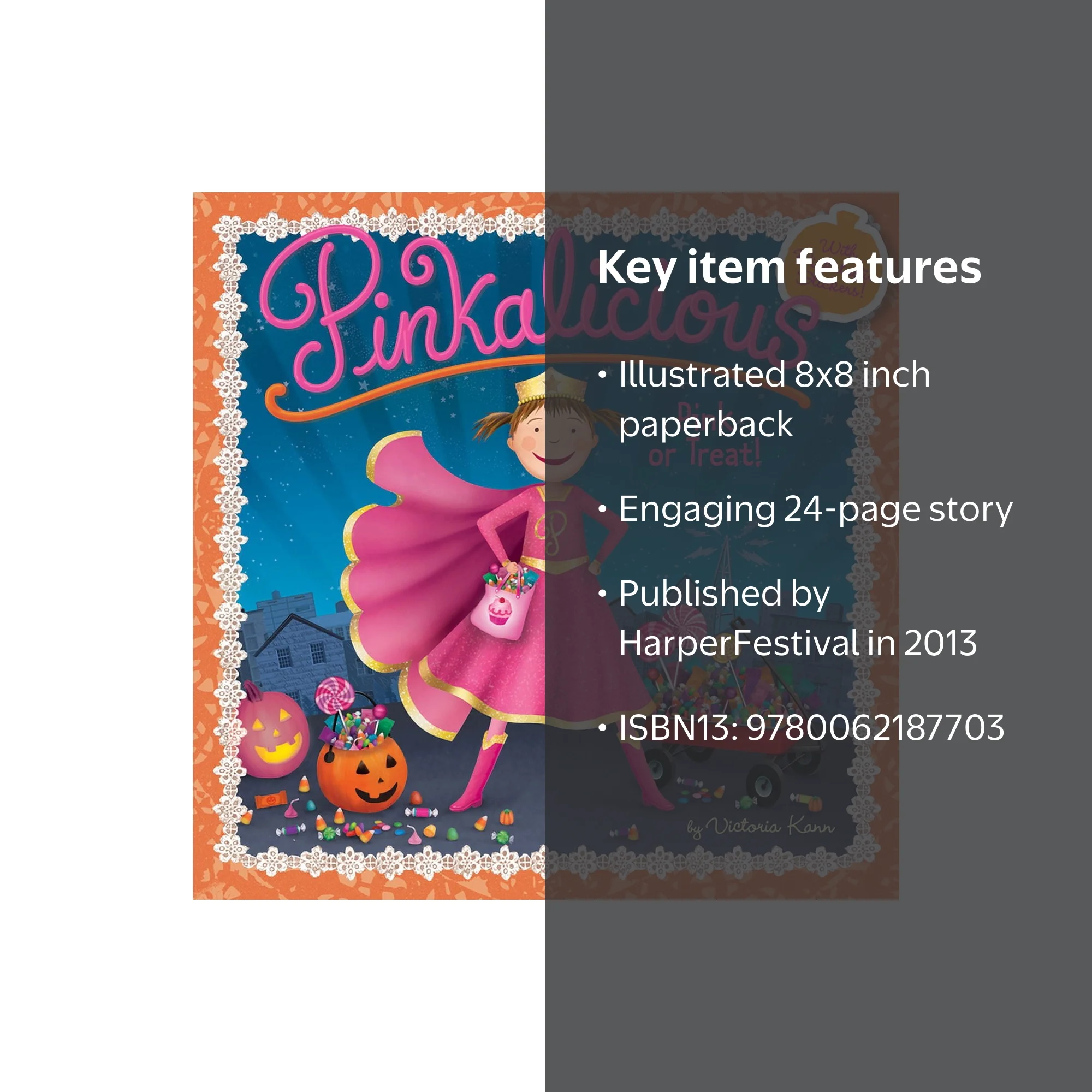 Victoria Kann, Paperback Storybook, Pink or Treat!, Halloween