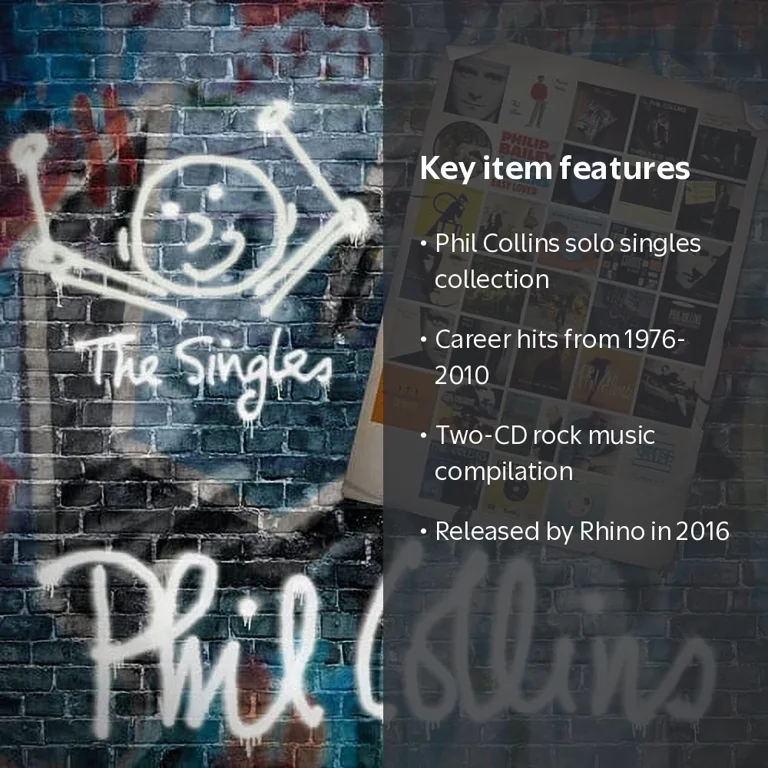 Phil Collins - Greatest Hits: The Singles Collection - 2 CD Album