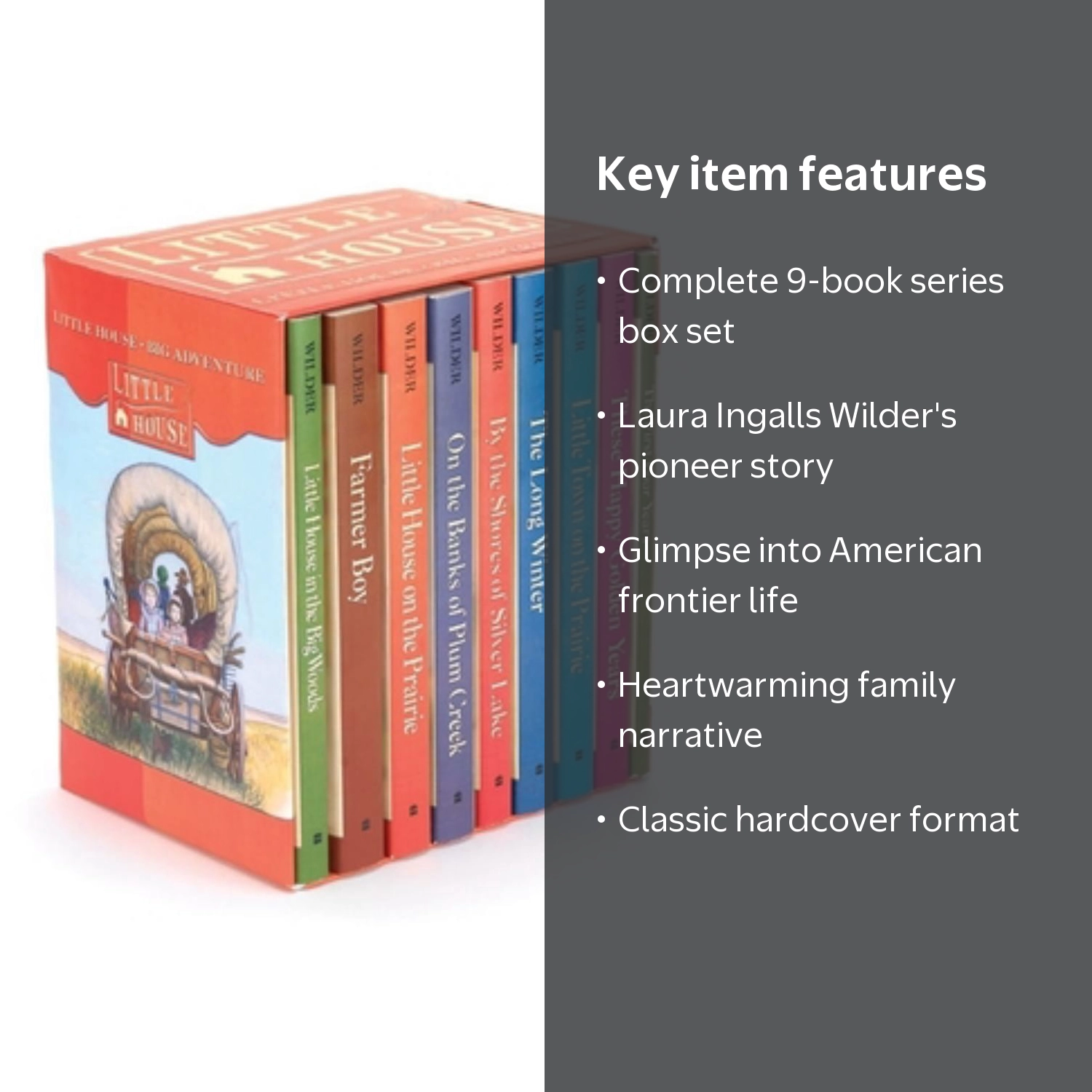 【未開封·新品】The LITTLE HOUSE Books 9冊セット Laura Ingalls Wilder, The Little House Box Set, ISBN13