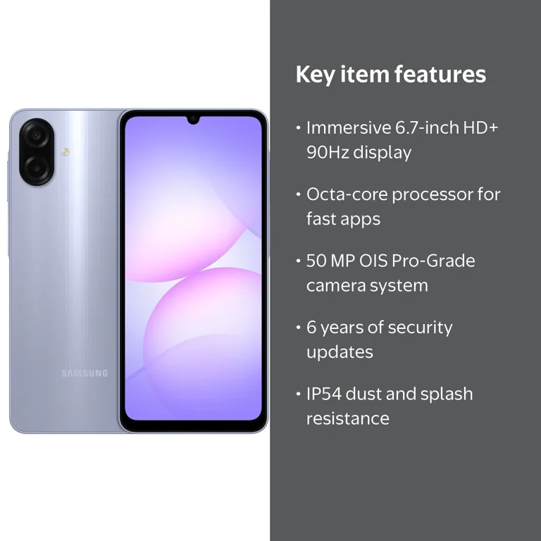Samsung Galaxy A07 A075M 128GB Dual SIM GSM Unlocked Android Samsung Galaxy A07 A075M 128GB Dual SIM GSM Unlocked Android