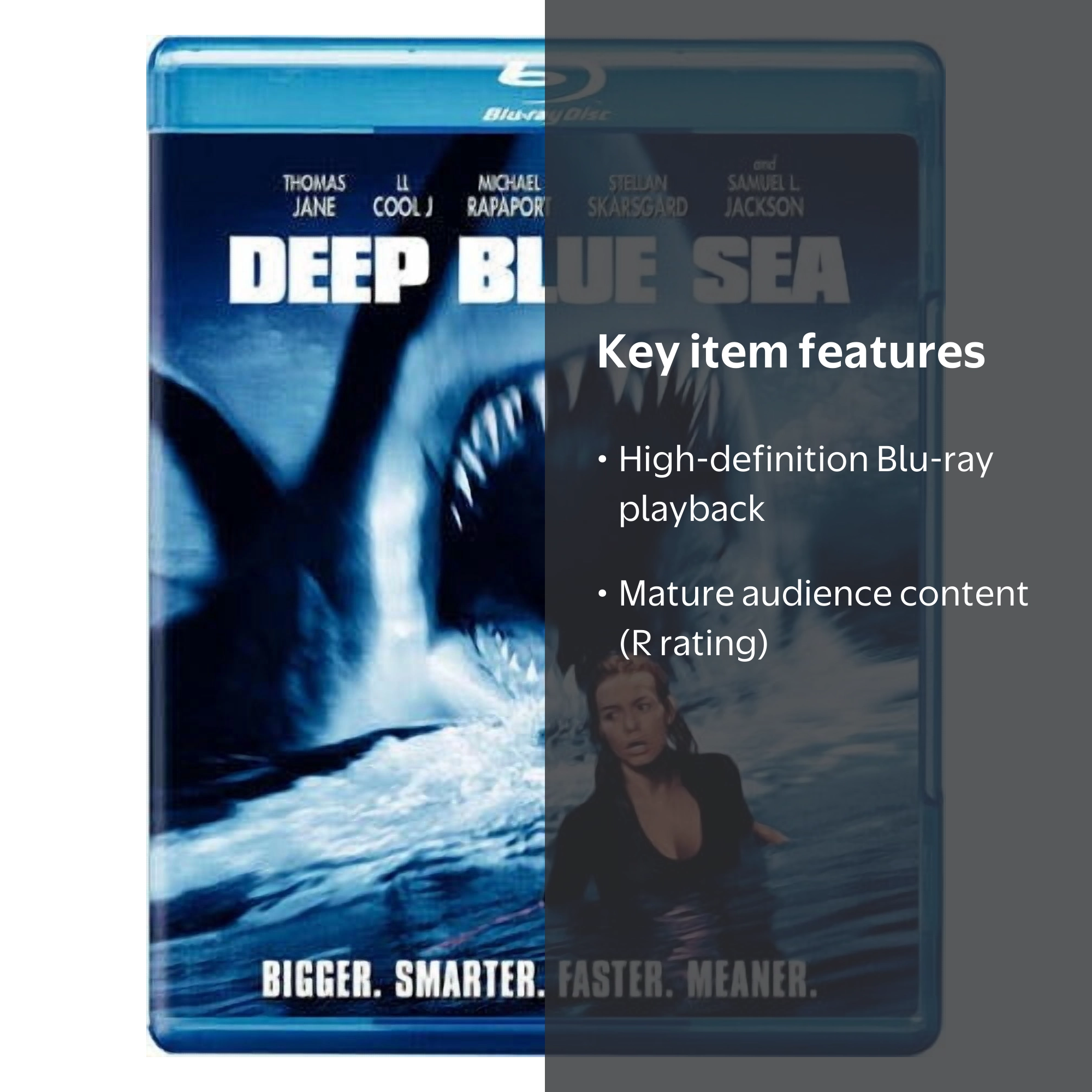 Deep Blue Sea (Blu-ray) - Walmart.com