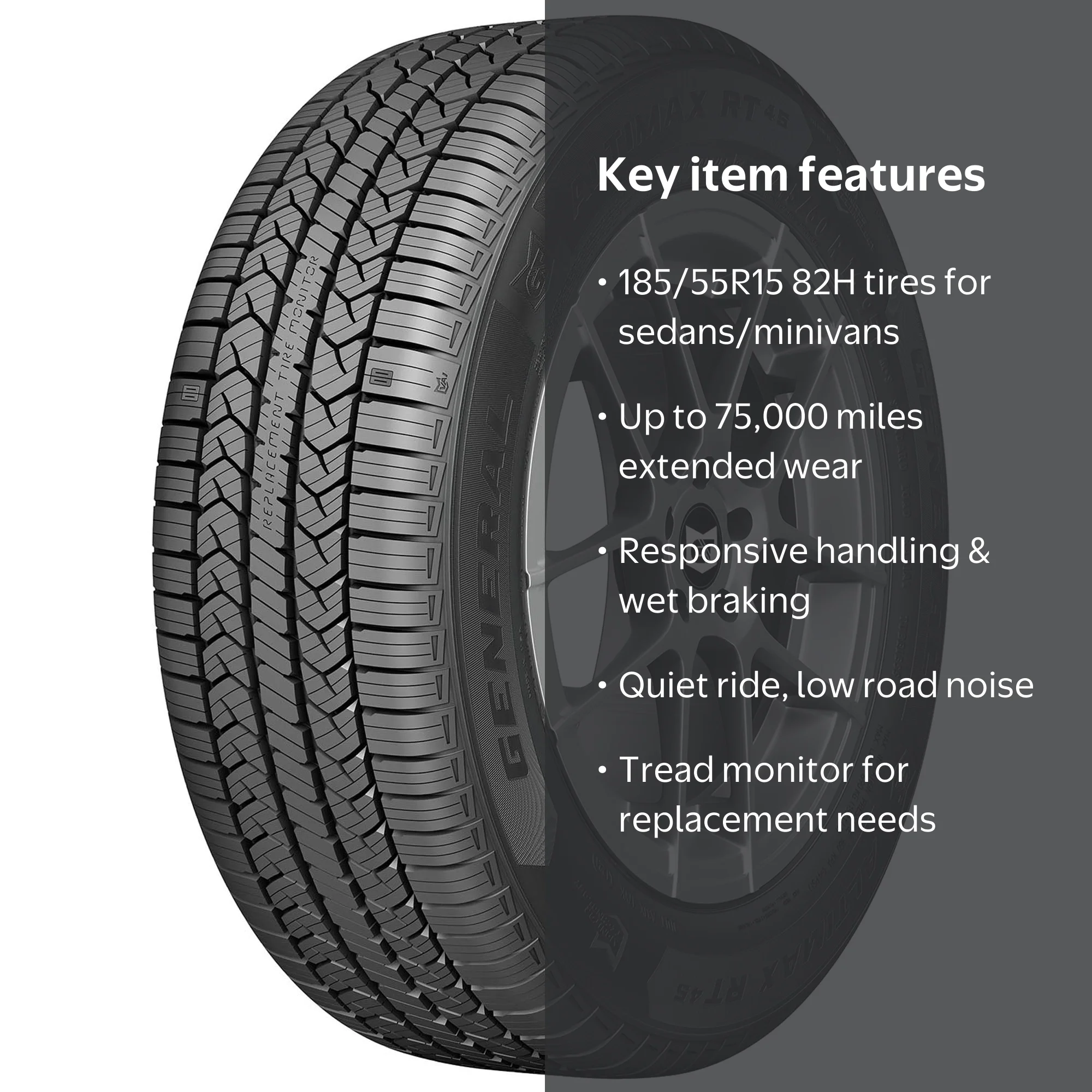 General AltiMAX RT45 All Season 185/55R15 82H Passenger Tire