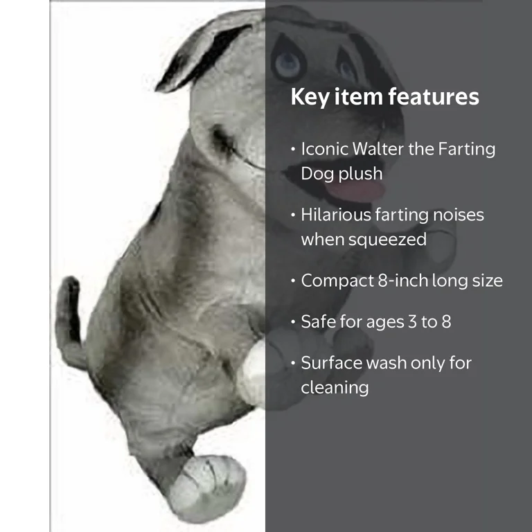MerryMakers, Plush, Walter the Farting Dog 8