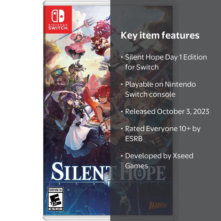XSEED Games, Video Game, Silent Hope Day 1 Edition, Nintendo